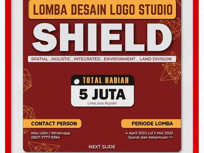 Pengumuman Lomba Desain Logo Studio SHIELD